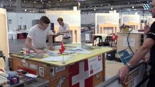 WorldSkills 2013 - Wettbewerb der Fliesenleger